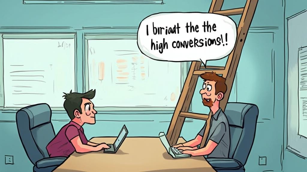 Why the Marketer Brought a Ladder to the Meeting Room 1